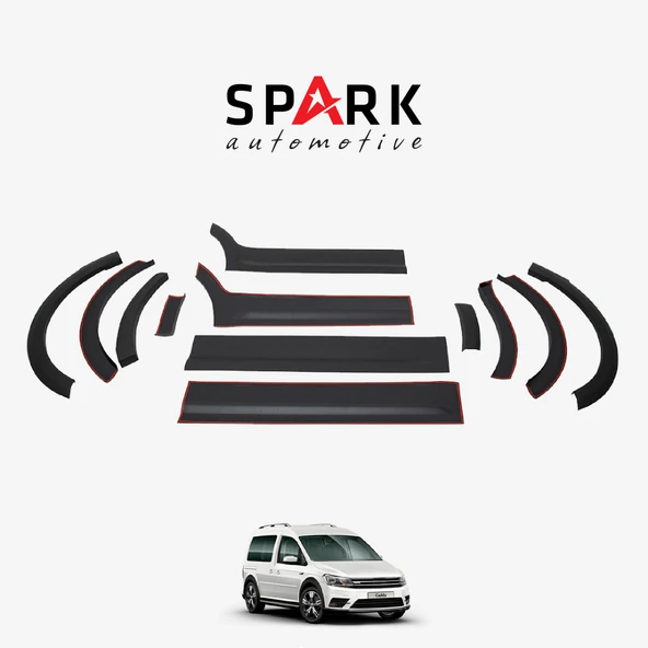 Volkswagen Caddy 2015-2020 Yıl Aralığı Uyumlu Uzun Şase Sol Sürgü Dodik Seti 12 Parça ürün görseli 1