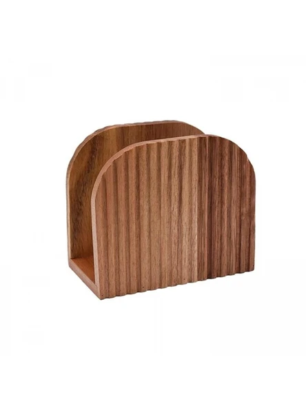 Mien Akasya Kahverengi Peçetelik 15x9x13 cm ürün görseli 1