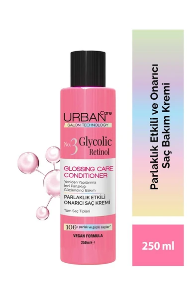Urban Care Glycolic Retinol Parlaklık Etkili Onarıcı Saç Bakım Kremi-250ml-Gloss ürün görseli 1