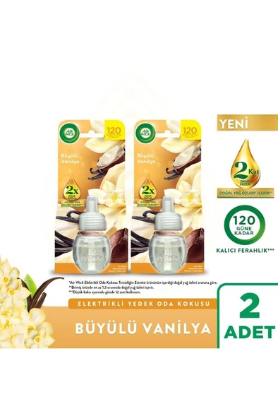 Air Wick Elektrikli Oda Kokusu Yedek Şişe Büyülü Vanilya 2x19 ML ürün görseli 1