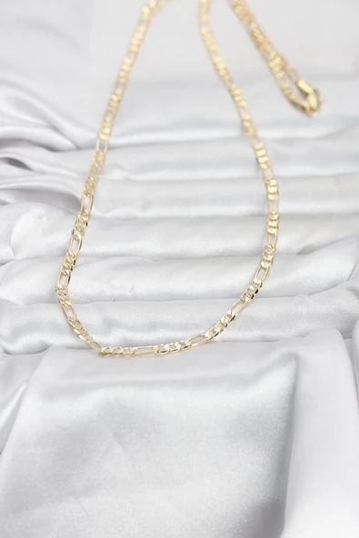 CM 14K Gold Renk Kuşgözü Zincir Model 60 cm Kadın Kolye ürün görseli 1
