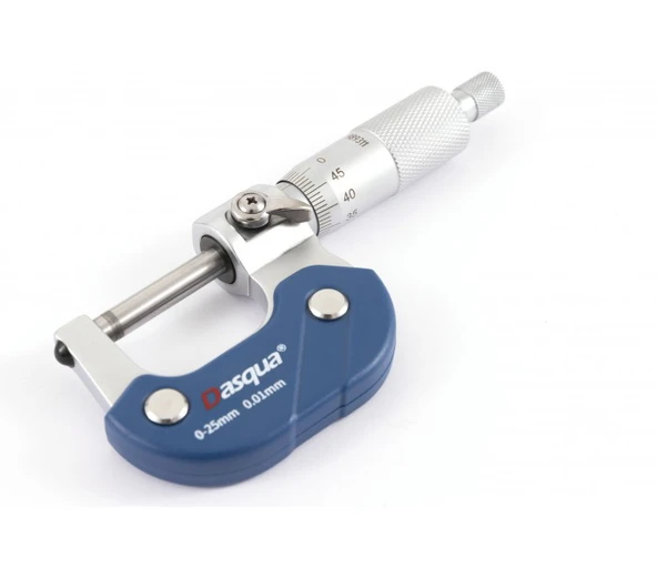Dasqua 25-50mm Mekanik Dış Çap Mikrometre 0.01mm Krom Kaplama 4111-5210 ürün görseli 1