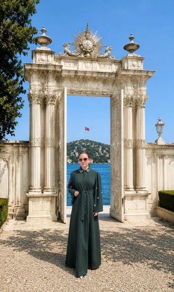 taşlı feraje - Resim 3