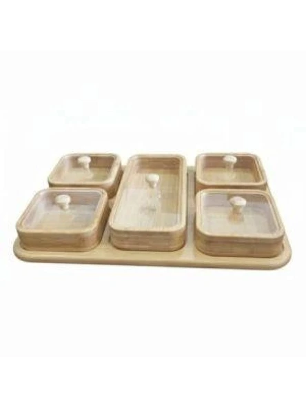 Balsa Bambu Kahvaltılık 6 Parça ürün görseli 1