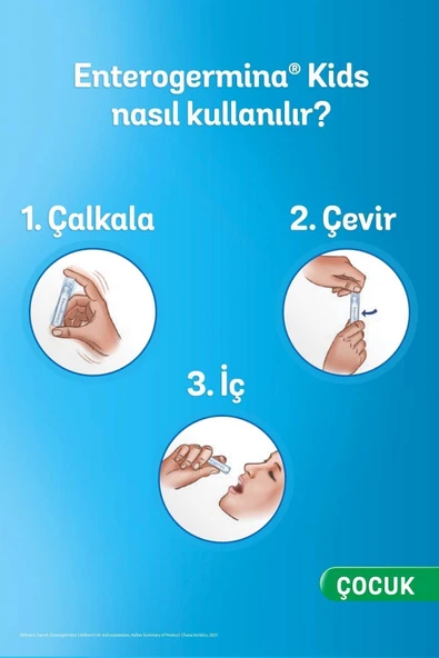 Enterogermina Kids 5 ml 20 Flakon - Resim 8