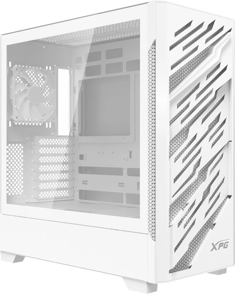 XPG Tempered Glass ARGB Beyaz USB 3.2 E-ATX Mid-Tower Kasa STARKERAIRBTFMTA-WHCWW ürün görseli 1