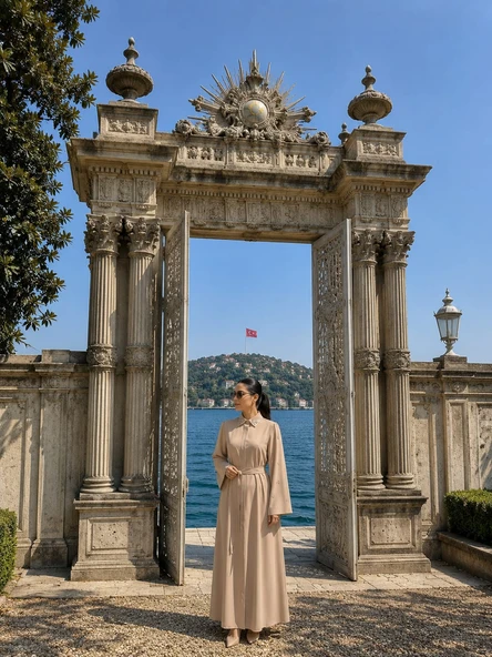 taşlı feraje - Resim 5
