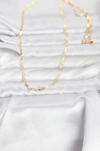 CM 14K Gold Renk Zincir Model 60 cm Kadın Kolye ürün görseli 1
