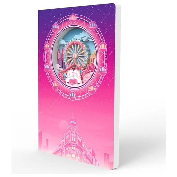 3d Dönme Dolap Temalı Defter Vgn-N090 - Resim 2