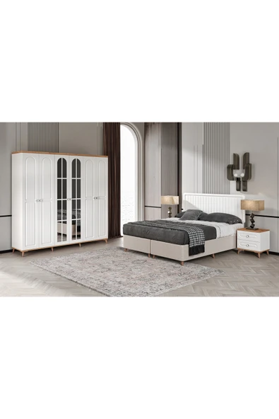 GuneyStore Ücretsiz Montaj Bohem Komple MDF  Yatak Odası Takımı ürün görseli 1