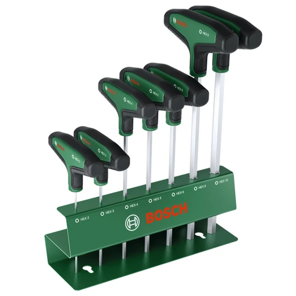 Bosch 1600A039J1 T Saplı Altıgen Tornavida Seti (7 parça) ürün görseli 1