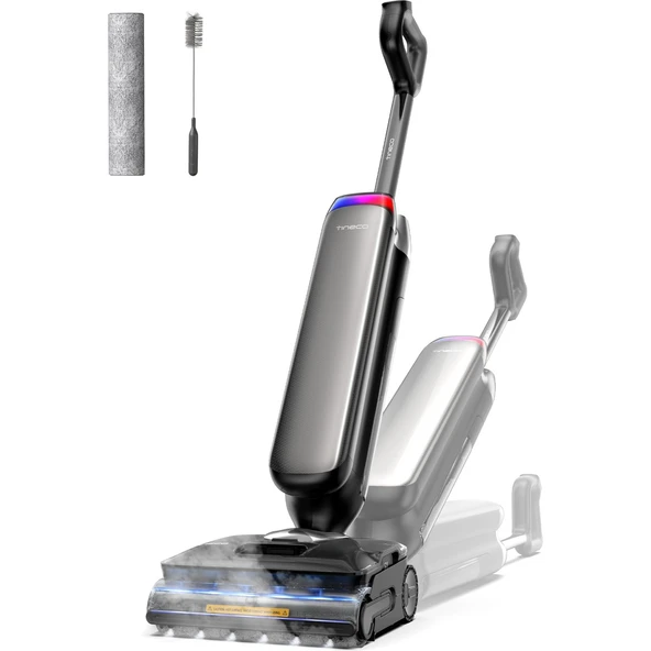 Tineco Floor One S9 Artist Steam Kablosuz Buharlı Akıllı Islak Kuru Süpürge, Zemin Temizleyici Paspas, 140°C Yüksek Isılı Hypersteam Buhar Teknolojisi, 22KPA Güçlü Emiş, iloop Akıllı Emiş ürün görseli 1