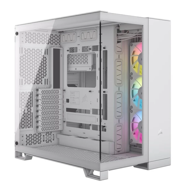 Corsair iCUE LINK 6500X RGB Tempered Glass White USB 3.2 ATX Mid Tower Kasa ürün görseli 1