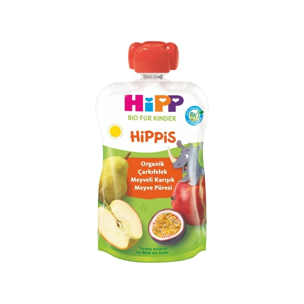 Hipp Organik Çarkıfelek Meyveli Karışık Meyve Püresi 100 gr ürün görseli 1