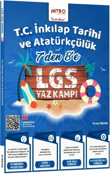7 den 8 e LGS İnkılap Tarihi Yaz Kampı İntro Yayınları ürün görseli 1