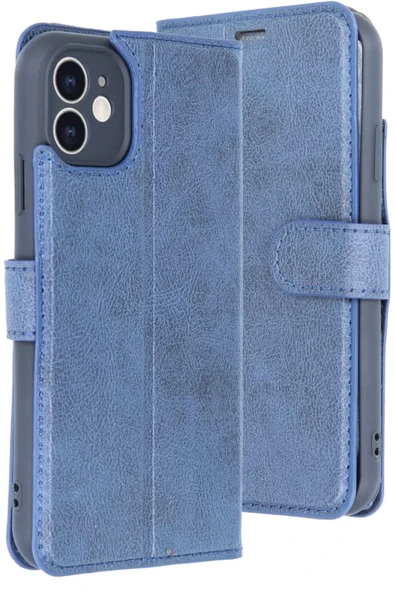 Newface Apple iPhone 11 Kılıf Trend S Plus Kapaklı Kılıf - Lacivert ürün görseli 1