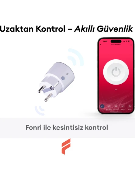 Fonri 16A Wi-Fi Akıllı Priz - Resim 2