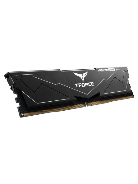 Team T-Force Vulcan Black 16 GB 6000 MHz CL38 FLBD516G6000HC38J01 DDR5 Ram ürün görseli 1