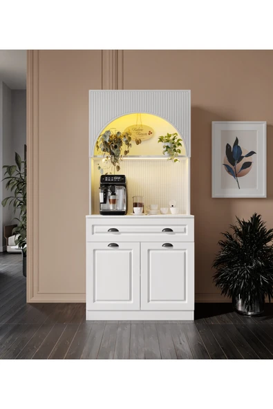 GuneyStore Armoni Black Mini Kahve Köşesi Komple MDF - Ücretsiz Montaj ürün görseli 1