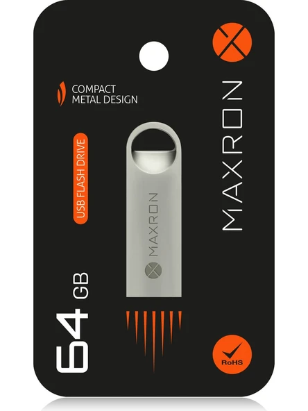 Maxron 64 GB Metal Gövdeli USB Flash Bellek ürün görseli 1