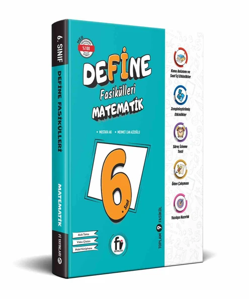 Fi Yayınları 6. Sınıf Matematik Define Konu Anlatımlı Fasikül ürün görseli 1