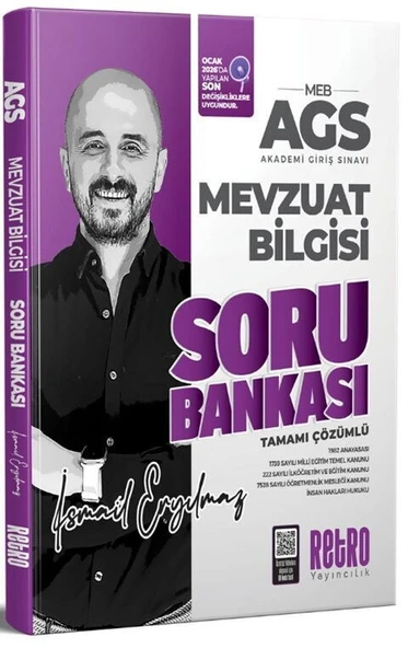 MEB AGS Mevzuat Bilgisi Soru Bankası Retro Yayıncılık ürün görseli 1