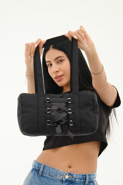 MUTE BAG Y2K Corset Bowling Bag ( 28*17 *11 Sap 61 ) ürün görseli 1