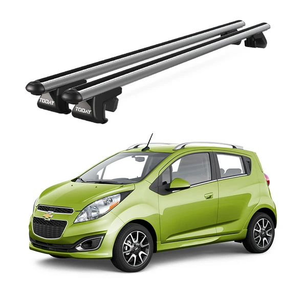 Venüs Chevrolet Spark (2010-2015) Uyumlu Gri Ara Atkı Port Bagaj Tavan Barı ürün görseli 1