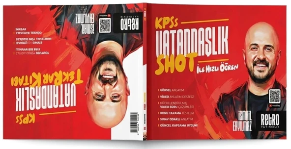 KPSS Vatandaşlık Shot Tekrar Kitabı Retro Yayıncılık ürün görseli 1