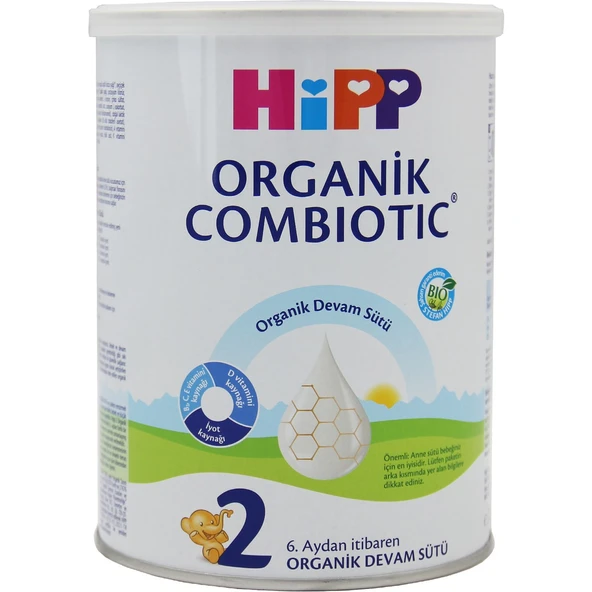 2 Organik Combiotic Bebek Maması 350 gr – 6-12 Ay için Sütlü, Omega-3 ve Omega-6 ile Prebiyotik Probiyotik Destekli ürün görseli 1
