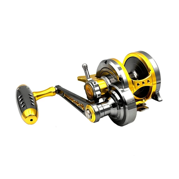 Jigging Master Wiki Devil Star 2000 XH Turbo Knob (Sol Kol) Titanium Gold Jig Olta Makinesi ürün görseli 1