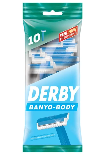 Derby Banyo 10'lu Tıraş Bıçağı ürün görseli 1