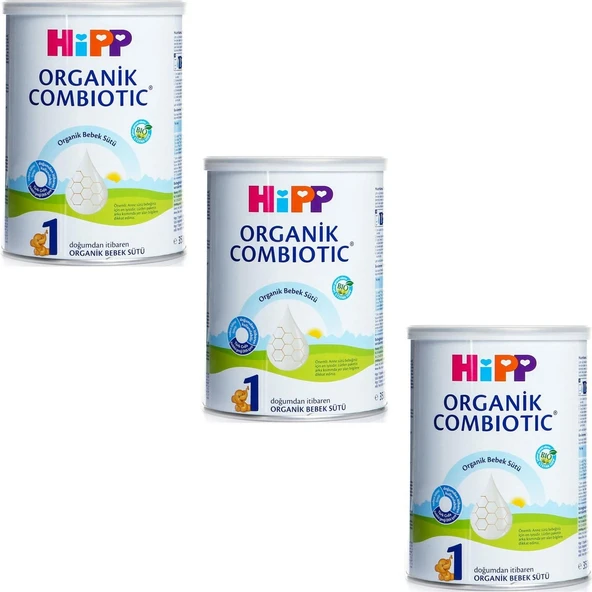 Organik Combiotic Bebek Sütü 350 gr 3 Adet 0-6 Ay İçin Sütlü Besin ürün görseli 1