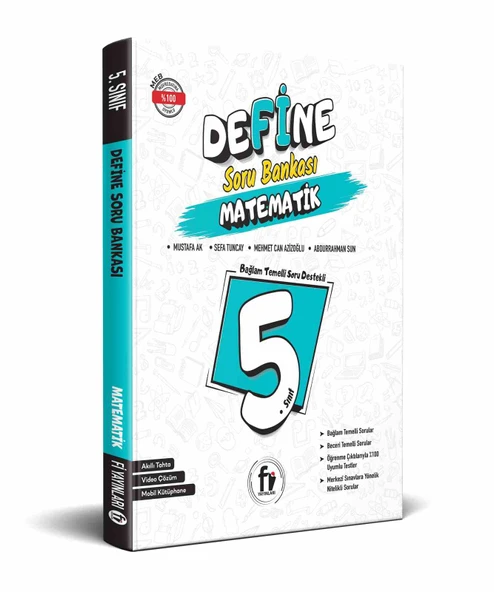 Fi Yayınları 5. Sınıf Define Matematik Soru Bankası ürün görseli 1