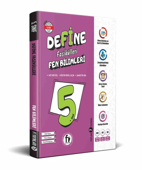 Fi Yayınları 5. Sınıf Fen Bilimleri Define Konu Anlatımlı Fasikül ürün görseli 1