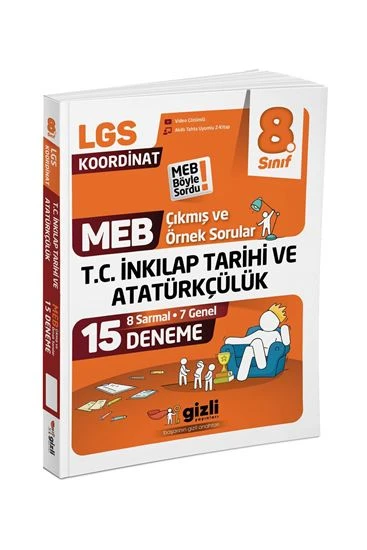 Gizli Yayınları 8. Sınıf Lgs İnkılap Tarihi Çıkmış Ve Örnek Sorular ürün görseli 1