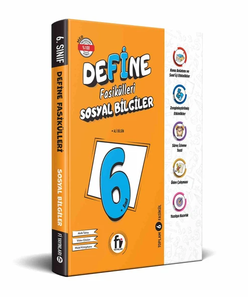 Fi Yayınları 6. Sınıf Sosyal Bilimler Define Konu Anlatımlı Fasikül ürün görseli 1