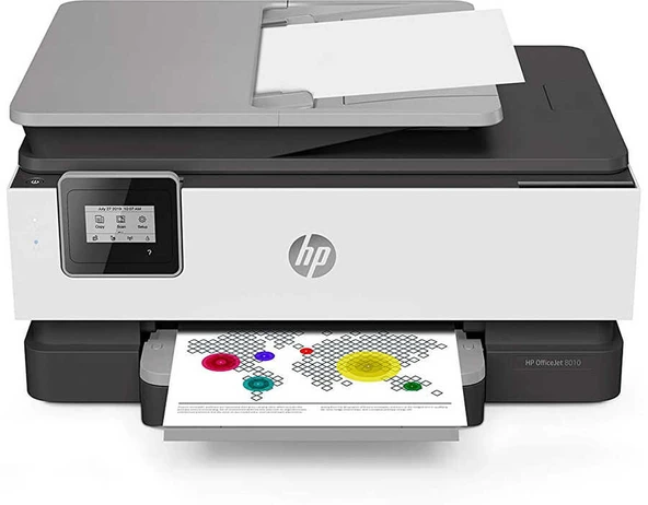 HP OfficeJet Pro 8013 Çok Fonksiyonlu Yazıcı 1KR70B 225 Sayfa Kapasite Renkli Baskı ürün görseli 1