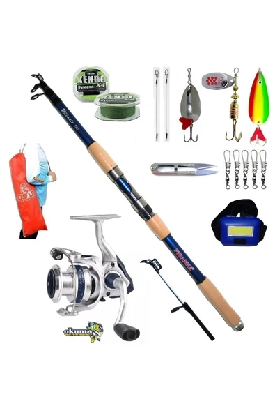 Aria-3000a Piranha Ultimate 210cm 50-100gr Turna Spin Olta Takımı Seti ürün görseli 1
