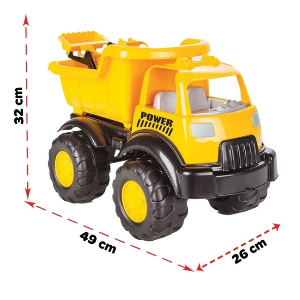 06 518 Power İş Makineli Kamyon - Resim 3