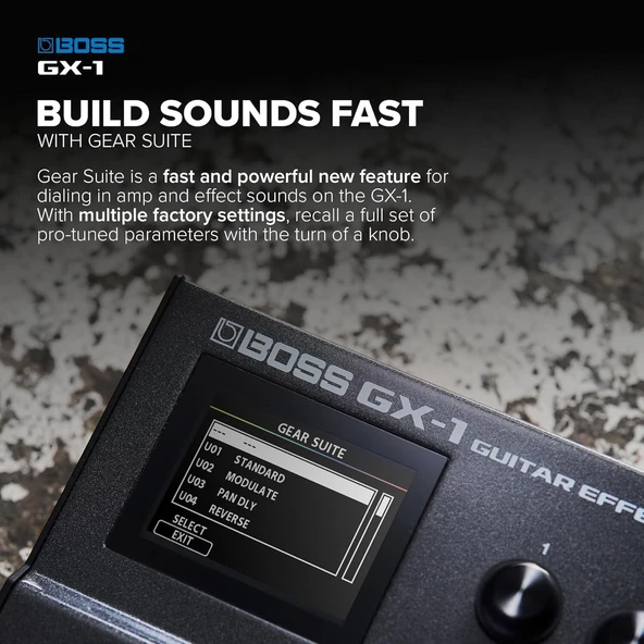 BOSS GX-1 Gitar Efekt Prosesörü - Resim 4