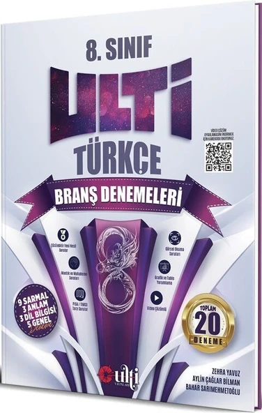 8. Sınıf Türkçe Denemeleri Ulti Yayınları ürün görseli 1