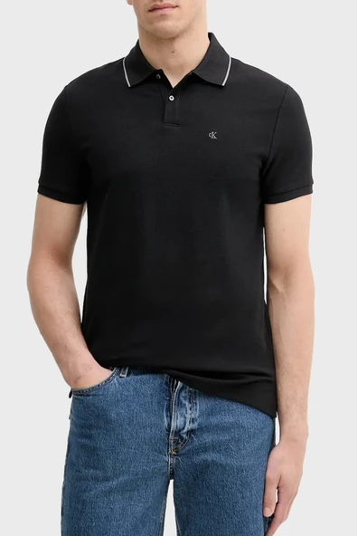 Calvin Klein LV04LC239G Ss Refined Pique Tipped Classic Erkek Polo Tişört ürün görseli 1
