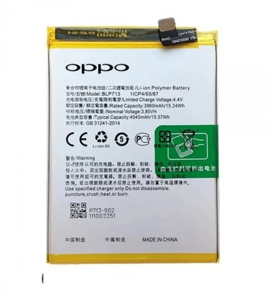 Oppo Reno 3 Pro Uyumlu Pil Batarya BLP713 RMX1851 ürün görseli 1