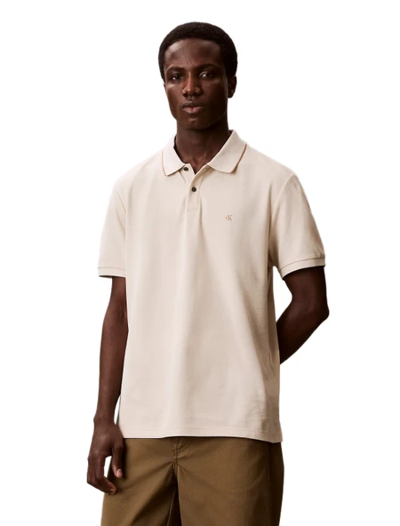 Calvin Klein LV04LC239G Ss Refined Pique Tipped Classic Erkek Polo Tişört ürün görseli 1