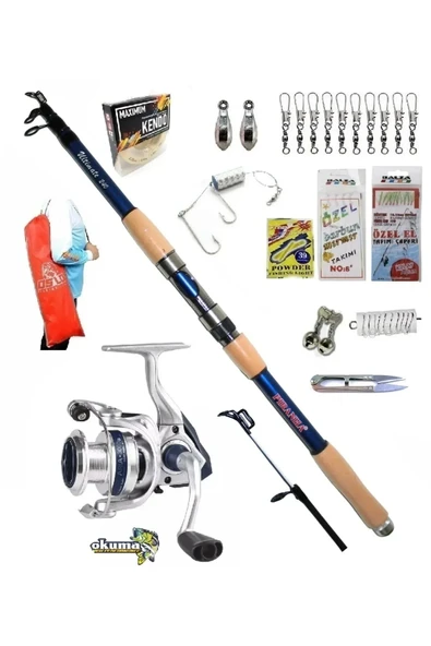Aria-3000a Piranha Ultimate 210cm 50-100gr Kıyı Spin Olta Takımı Seti ürün görseli 1