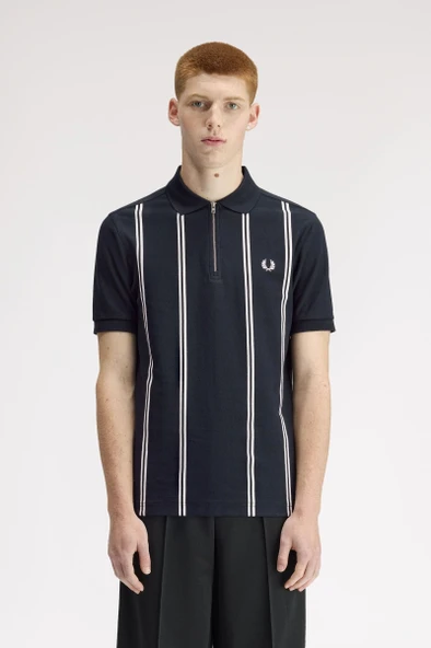 Fred Perry M2419 Vertical Stripe Erkek Polo Tişört ürün görseli 1