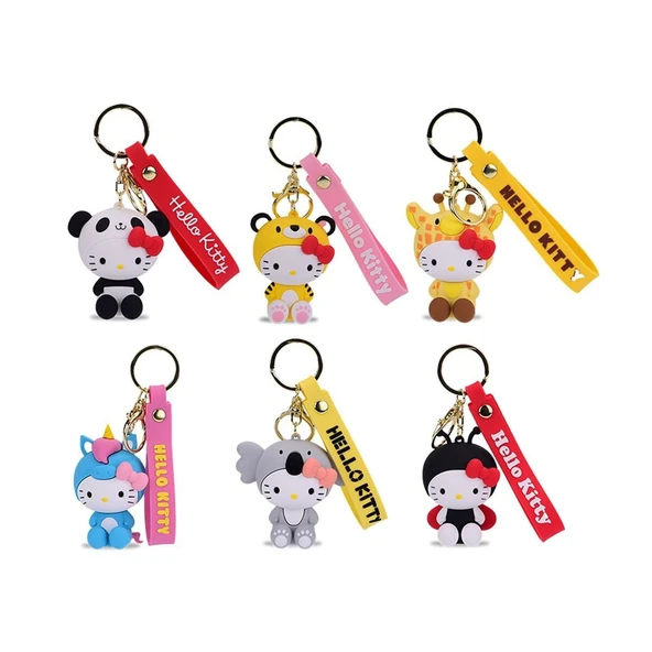 2465-0609 Hello Kitty Anahtarlık CDU8-5/CN24 – 96/CN24 – 135/CN24(Belirtilen fiyat, tekli satış için adet fiyatıdır.) ürün görseli 1