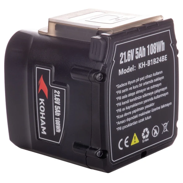 KOHAM AKÜ 21.6V-5.0Ah ürün görseli 1
