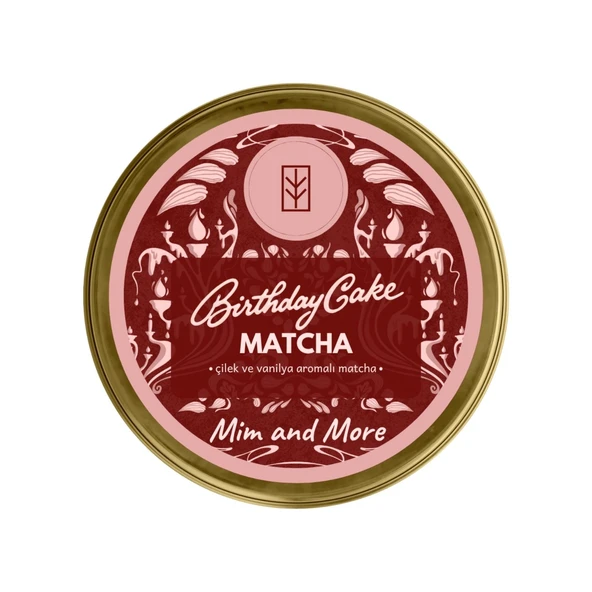Birthday Cake Matcha - Çilek ve Vanilya Aromalı Matcha, 25 gr ürün görseli 1